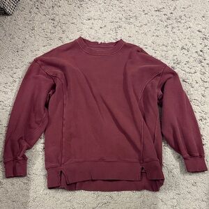 Aerie Women’s Burgundy Oversized Sweater